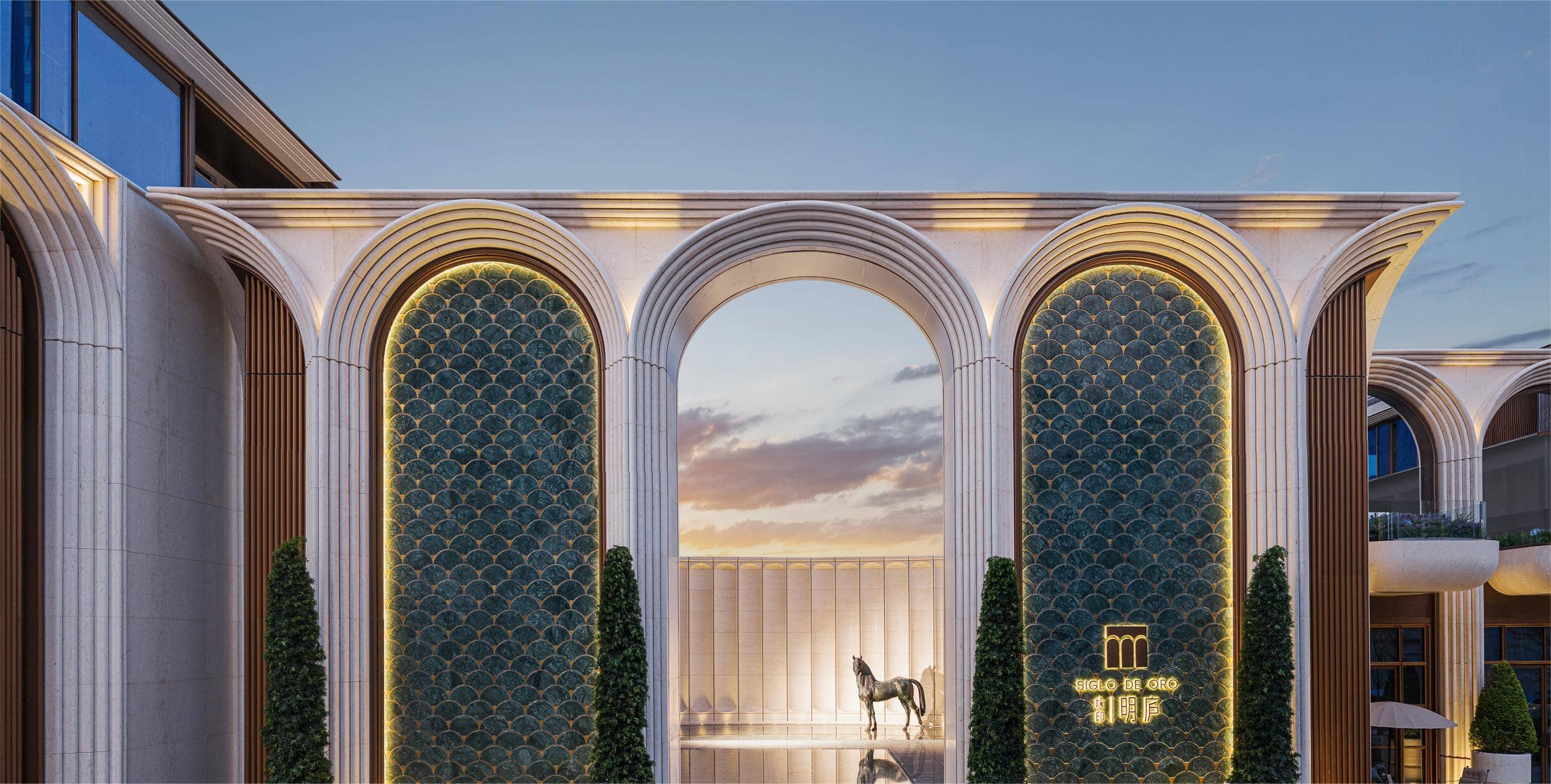 The resonance between high-end home furnishings and ultra-luxury buildings