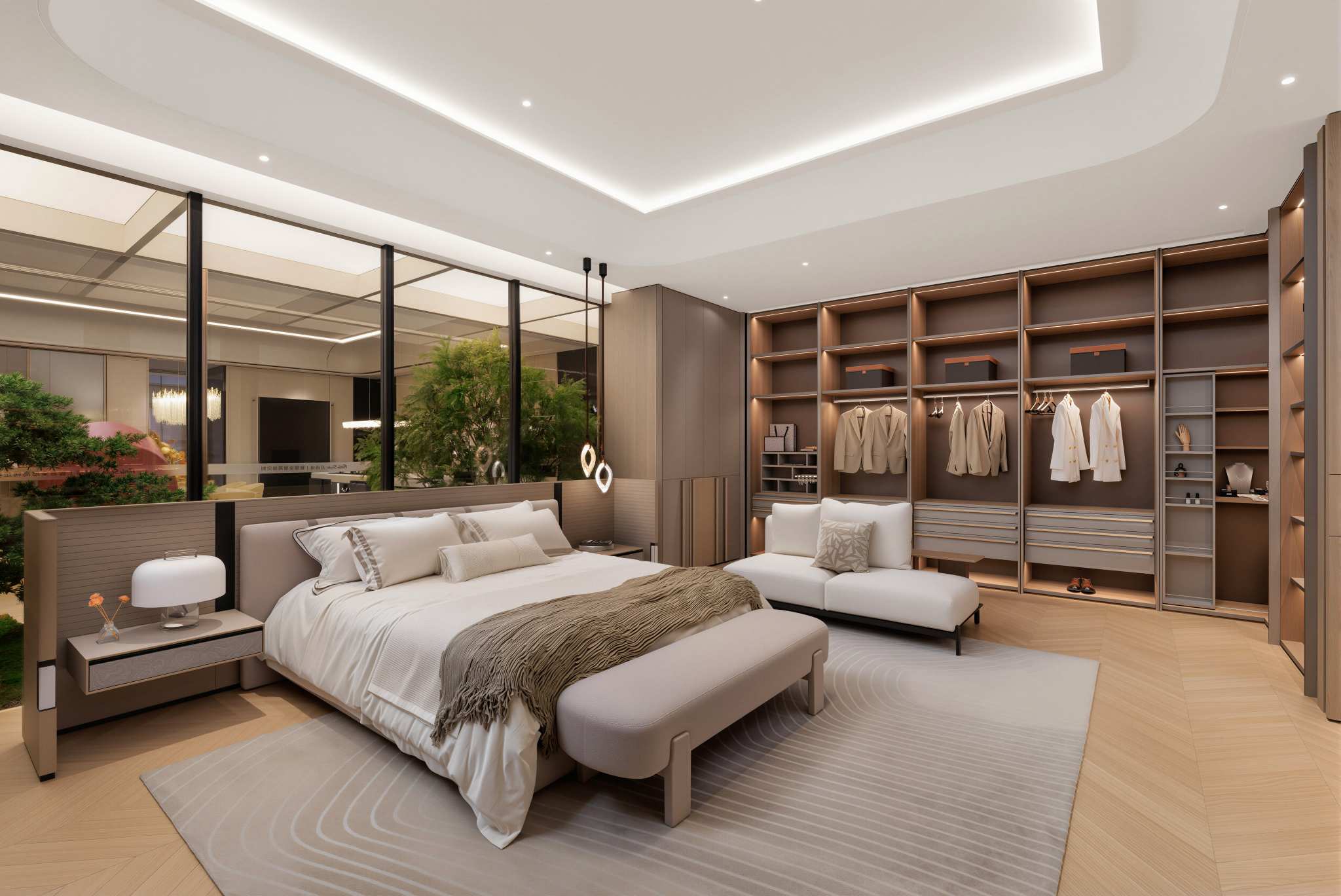 Integrated cabinet and electrical system, concealed yet orderly
