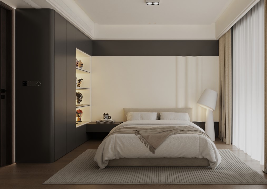 One room accommodates affection, where the whole family gathers to share stories and emotions